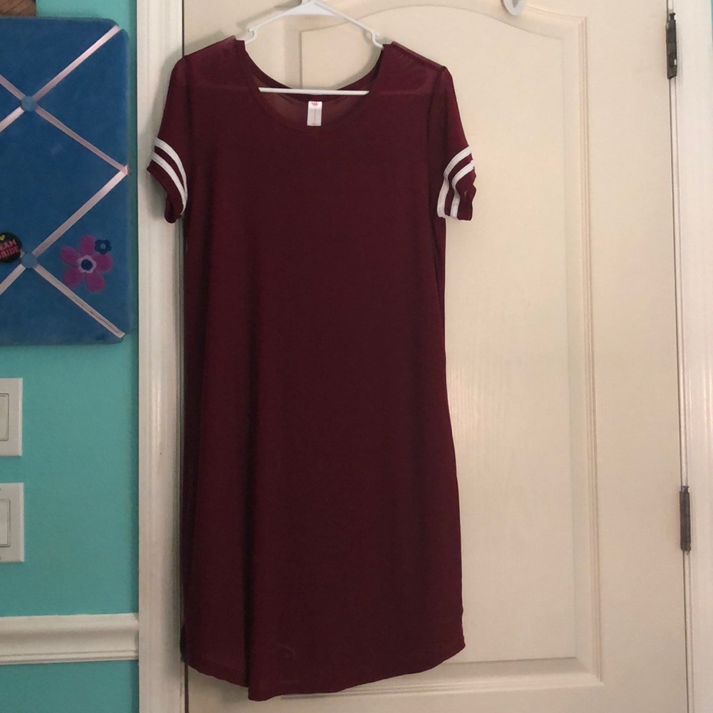 Juniors red dress